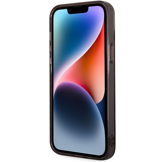 Custodia per Apple iPhone 14 Plus, Karl Lagerfeld, Gradient Karl & Choupette, Nera