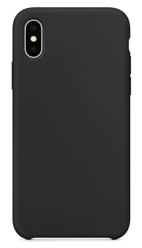 Custodia per Apple iPhone XS / X, OEM, Pure Silicone, Nera