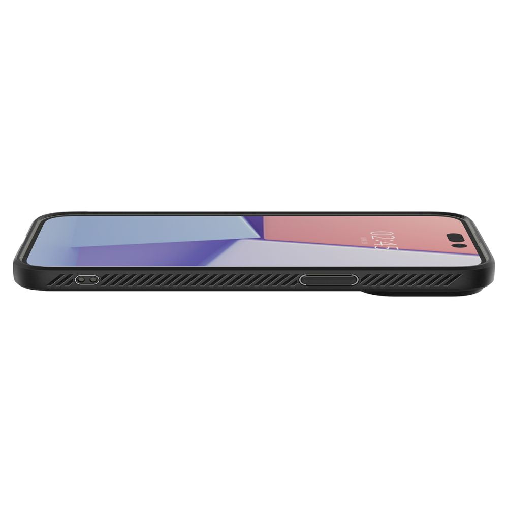 Custodia per Apple iPhone 14 Pro Max, Spigen, Liquid Air Matte, Nera ACS04813