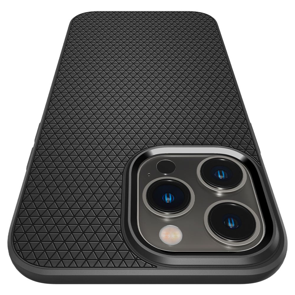 Custodia per Apple iPhone 14 Pro Max, Spigen, Liquid Air Matte, Nera ACS04813