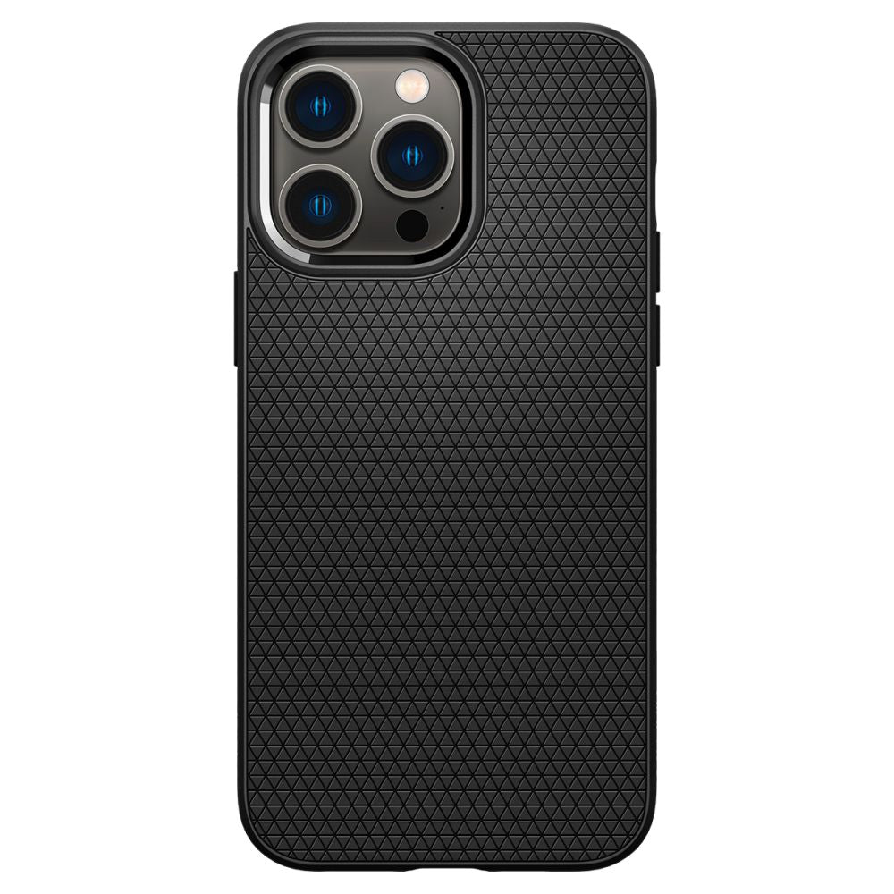Custodia per Apple iPhone 14 Pro Max, Spigen, Liquid Air Matte, Nera ACS04813