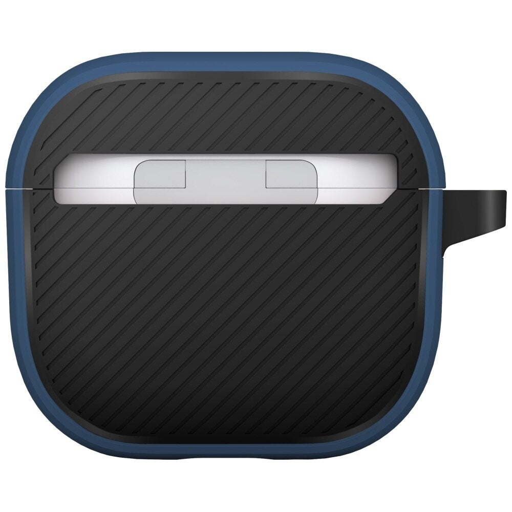 Custodia UNIQ Clyde per Apple AirPods 4, Blu Nero