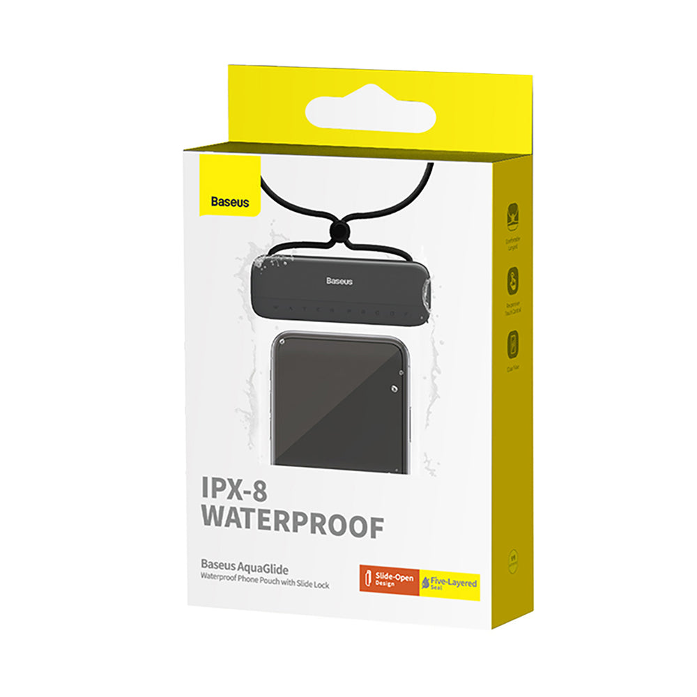 Custodia Universale Waterproof, Baseus, AquaGlide, Nera P60263700113-00