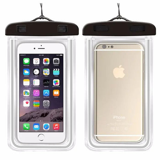 Custodia Universale Waterproof per Telefono max. 6,5 pollici, Techsuit, Nera