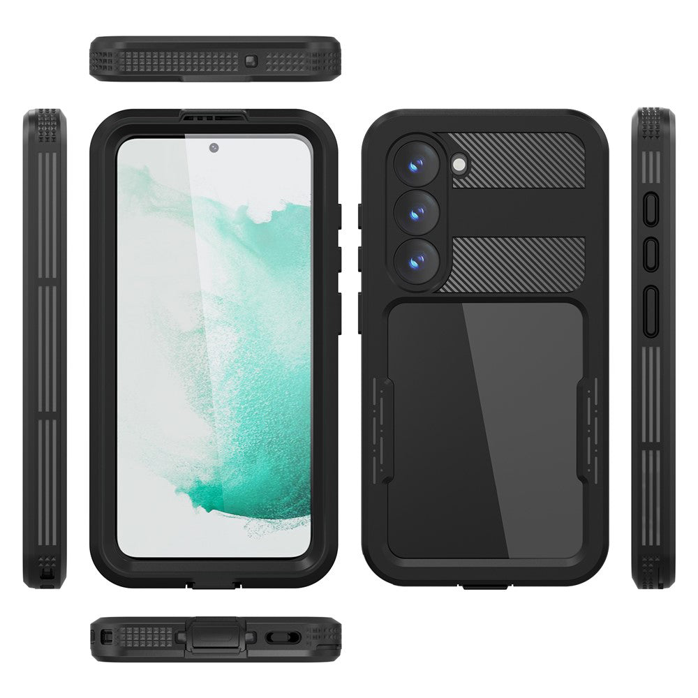 Custodia Waterproof per Samsung Galaxy S26 Plus S947, ShellBox, Nera