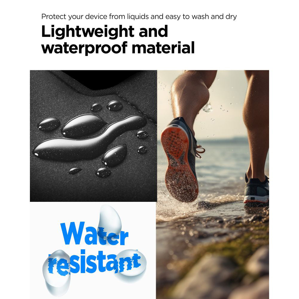 Custodia Universale Waterproof per Telefono max. 6,9 pollici, Spigen, Dynamic Shield, Nera AMP07187