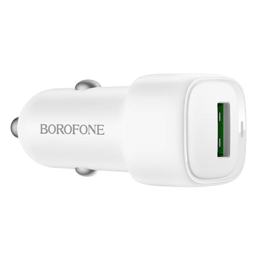 Caricabatterie Auto Borofone BZ34 Cloud, 18W, 3A, 1 x USB-A, Bianco