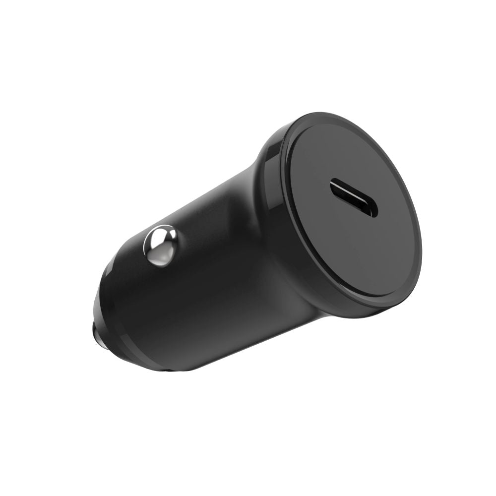 Caricabatterie Auto Fixed, 30W, 3A, 1 x USB-C, Nero