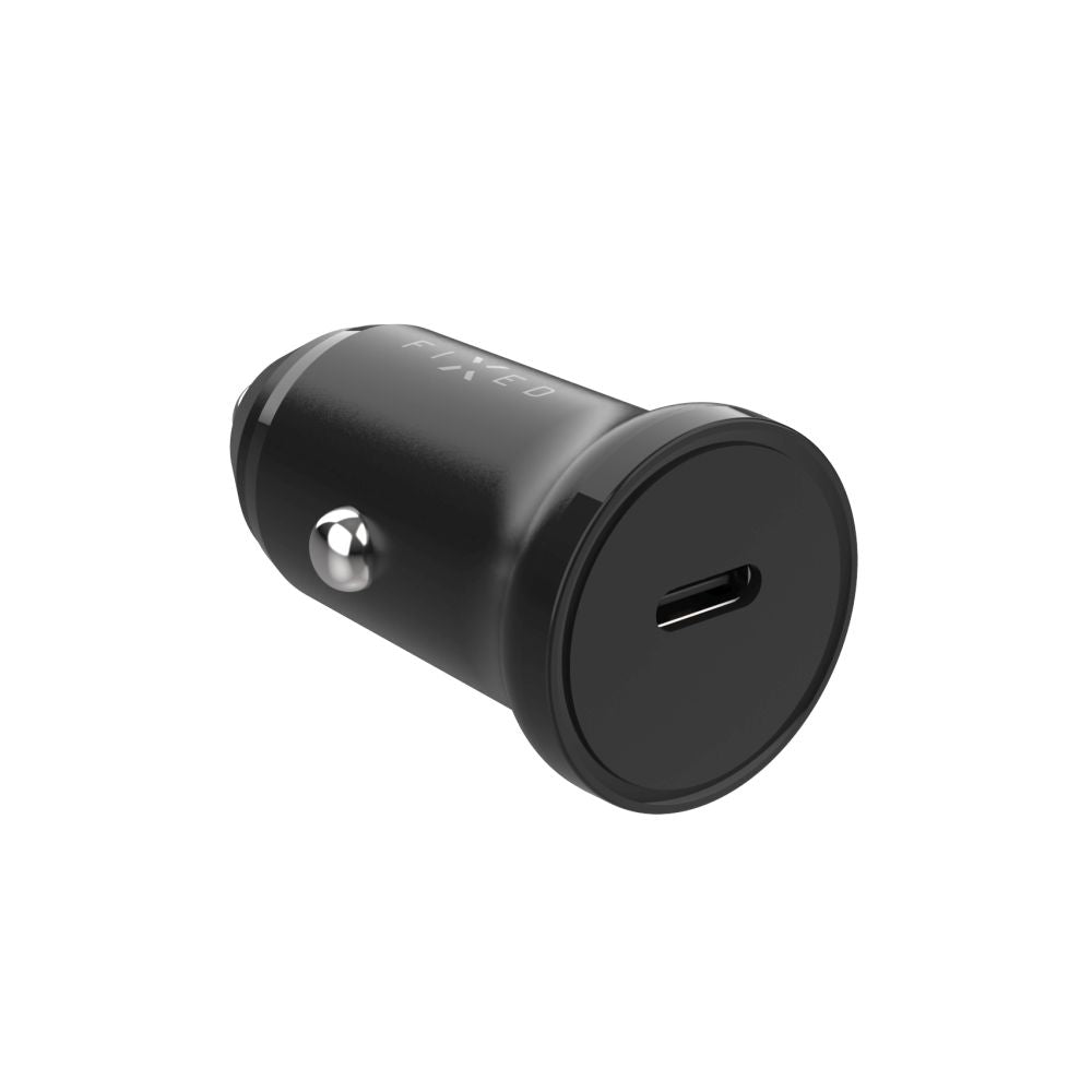 Caricabatterie Auto Fixed, 30W, 3A, 1 x USB-C, Nero