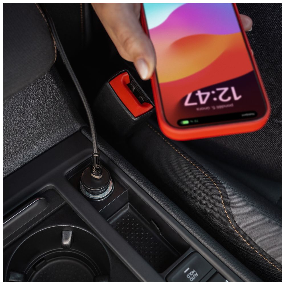 Caricabatterie Auto Fixed, 30W, 3A, 1 x USB-C, Nero