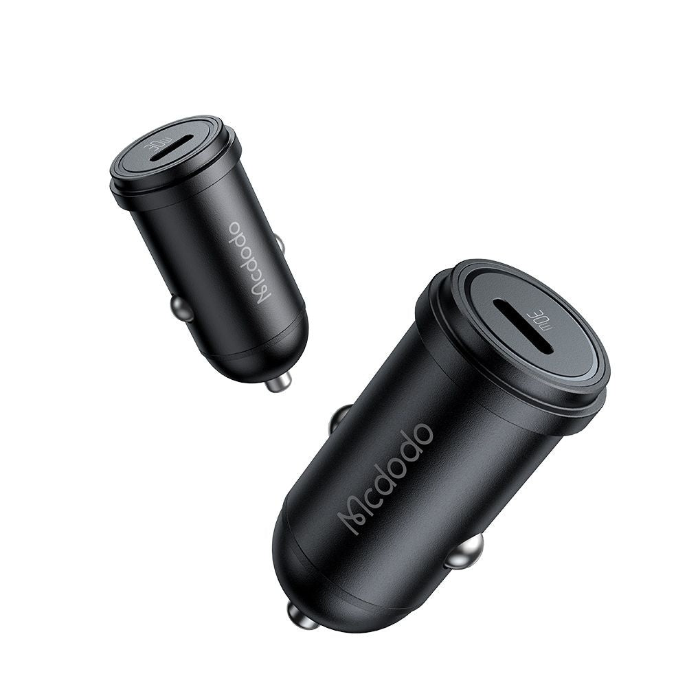 Caricabatterie Auto McDodo CC-7491 Obsidian, 30W, 3A, 1 x USB-C, Nero