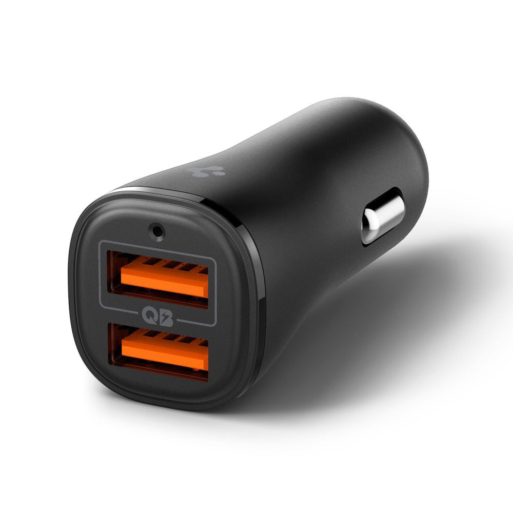 Caricabatterie Auto Spigen EV302 Essential, 30W, 3A, 2 x USB-A, Nero ACP08700