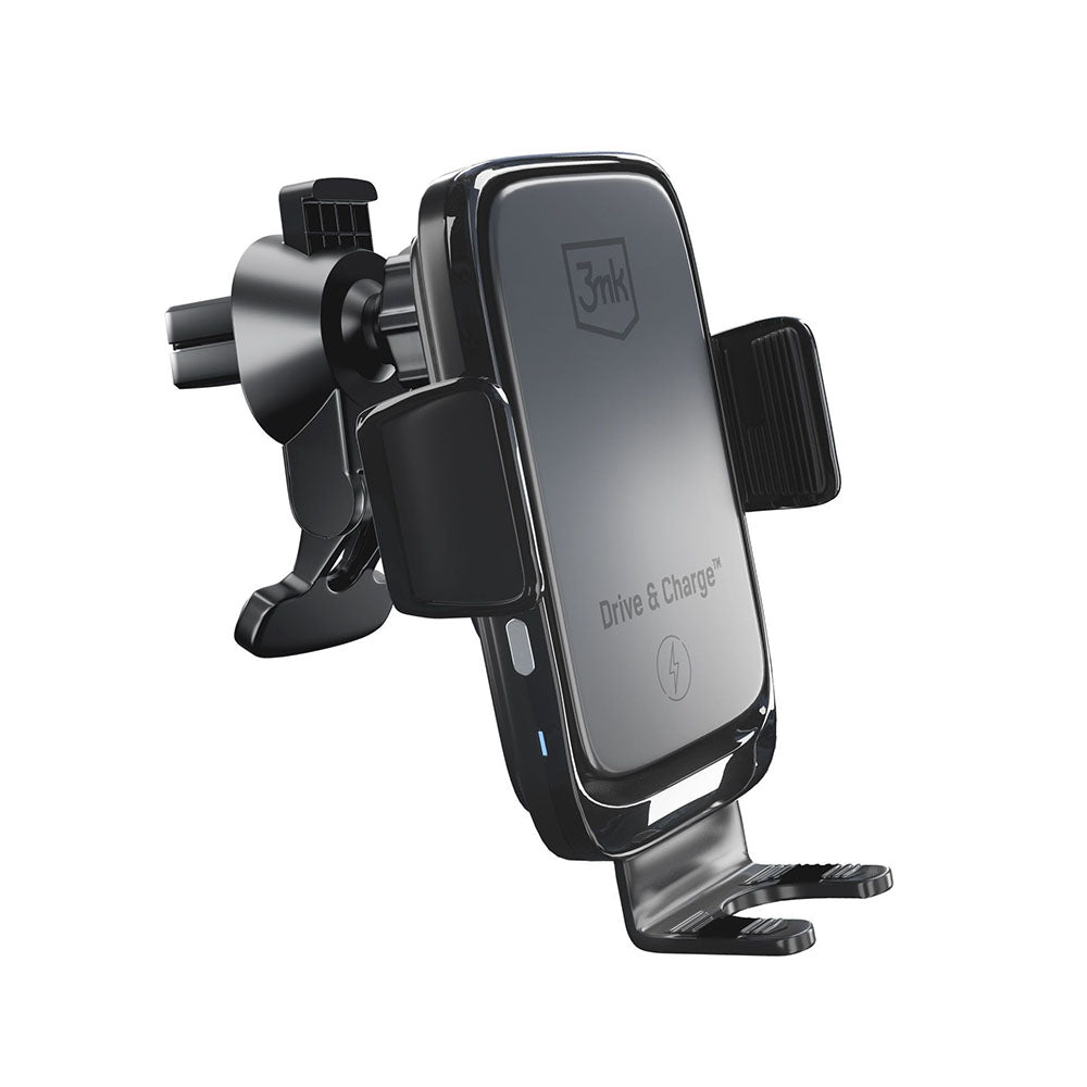 Caricabatterie Auto Wireless 3MK Drive&Charge, 15W, 1.67A, Nero