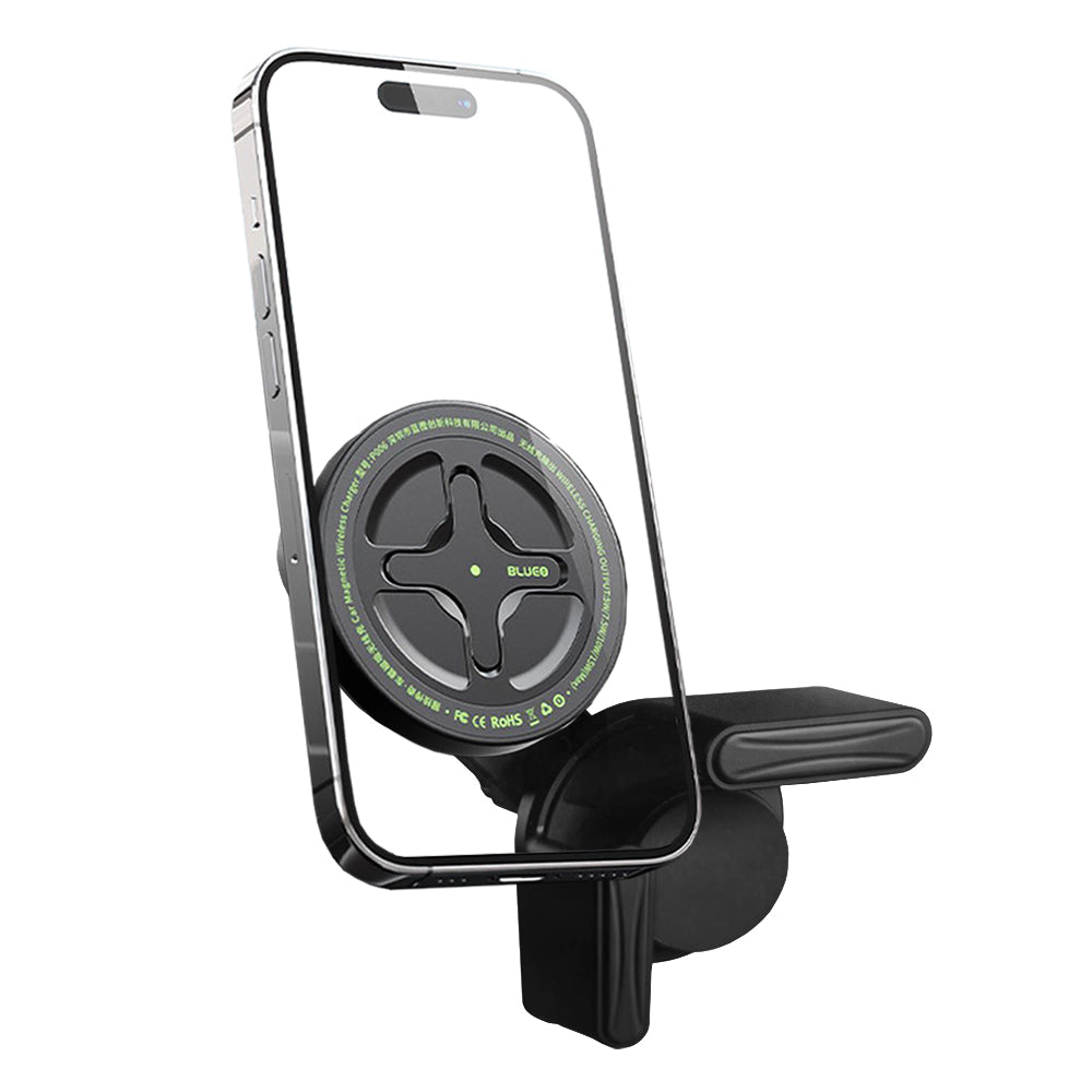 Caricabatterie Auto Wireless Blueo Ape Legend EV Car, 15W, 1.67A, Nero