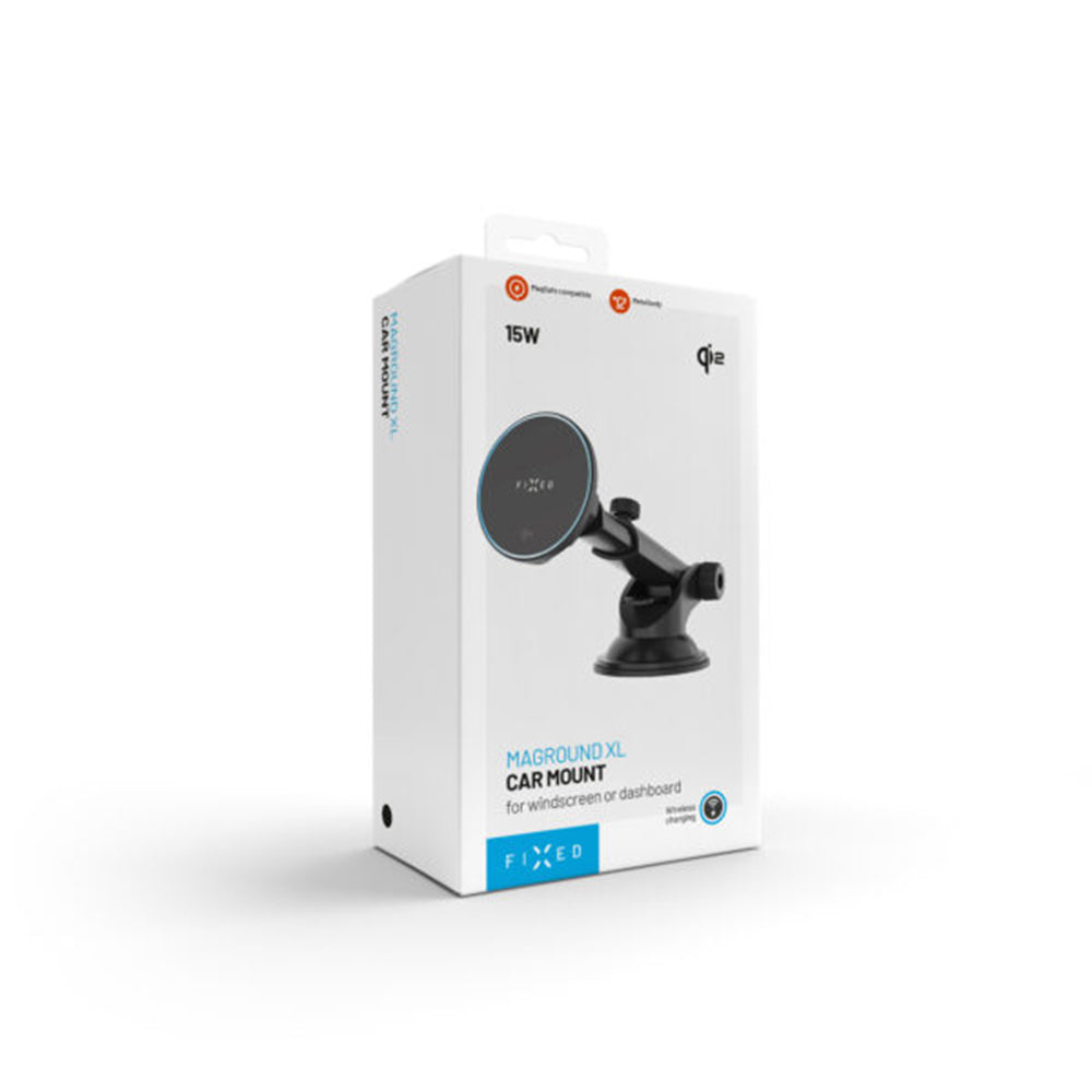 Caricabatterie Auto Wireless Fixed MagRound 2 XL, 15W, 1.67A, Nero