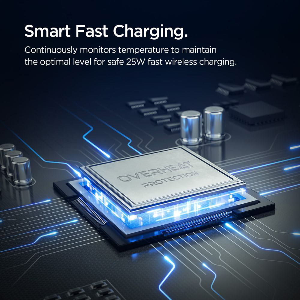 Caricabatterie Auto Wireless Spigen Essential, 25W, 1.67A, Nero ACP10511
