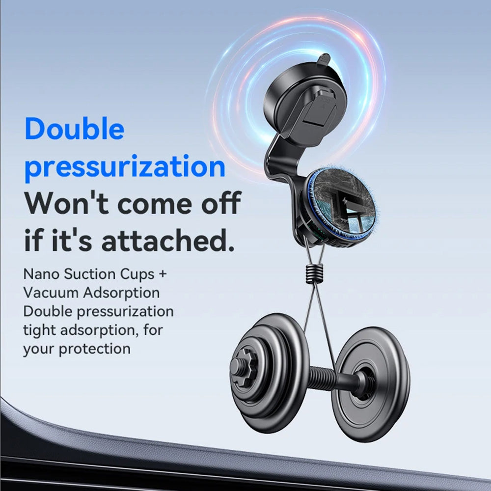 Caricabatterie Auto Wireless Yesido C311, 15W, 1.67A, Nero