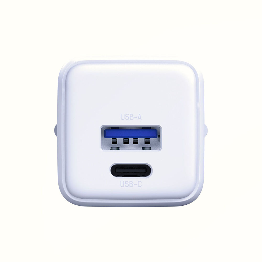 Caricabatterie Retea 3MK Hyper, 20W, 3A, 1 x USB-A - 1 x USB-C, Bianco