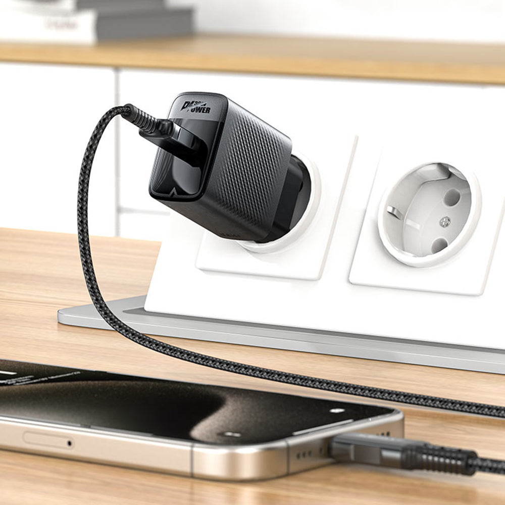 Caricabatterie Retea Acefast A102, 30W, 3A, 1 x USB-C, Nero