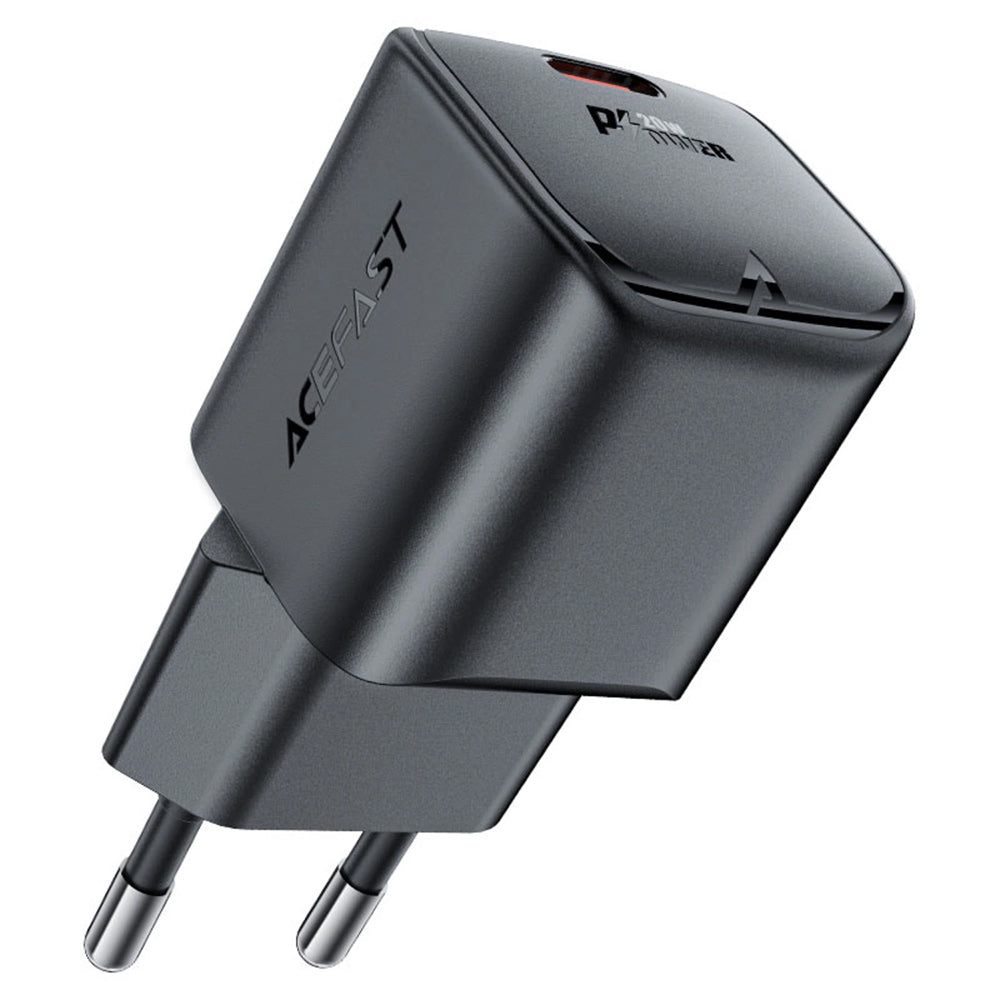 Caricabatterie da rete Acefast A73 Mini, 20W, 3A, 1 x USB-C, Nero