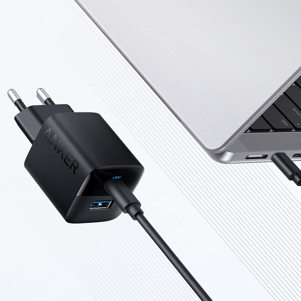 Caricabatterie di rete Anker 323, 33W, 3A, 1 x USB-A - 1 x USB-C, nero A2331G11