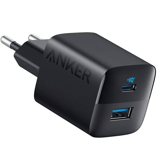 Caricabatterie di rete Anker 323, 33W, 3A, 1 x USB-A - 1 x USB-C, nero A2331G11