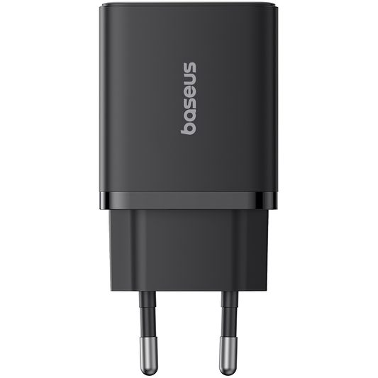 Caricatore di rete Baseus Cube, 20W, 3A, 1 x USB-A - 1 x USB-C, nero P10111403113113-00