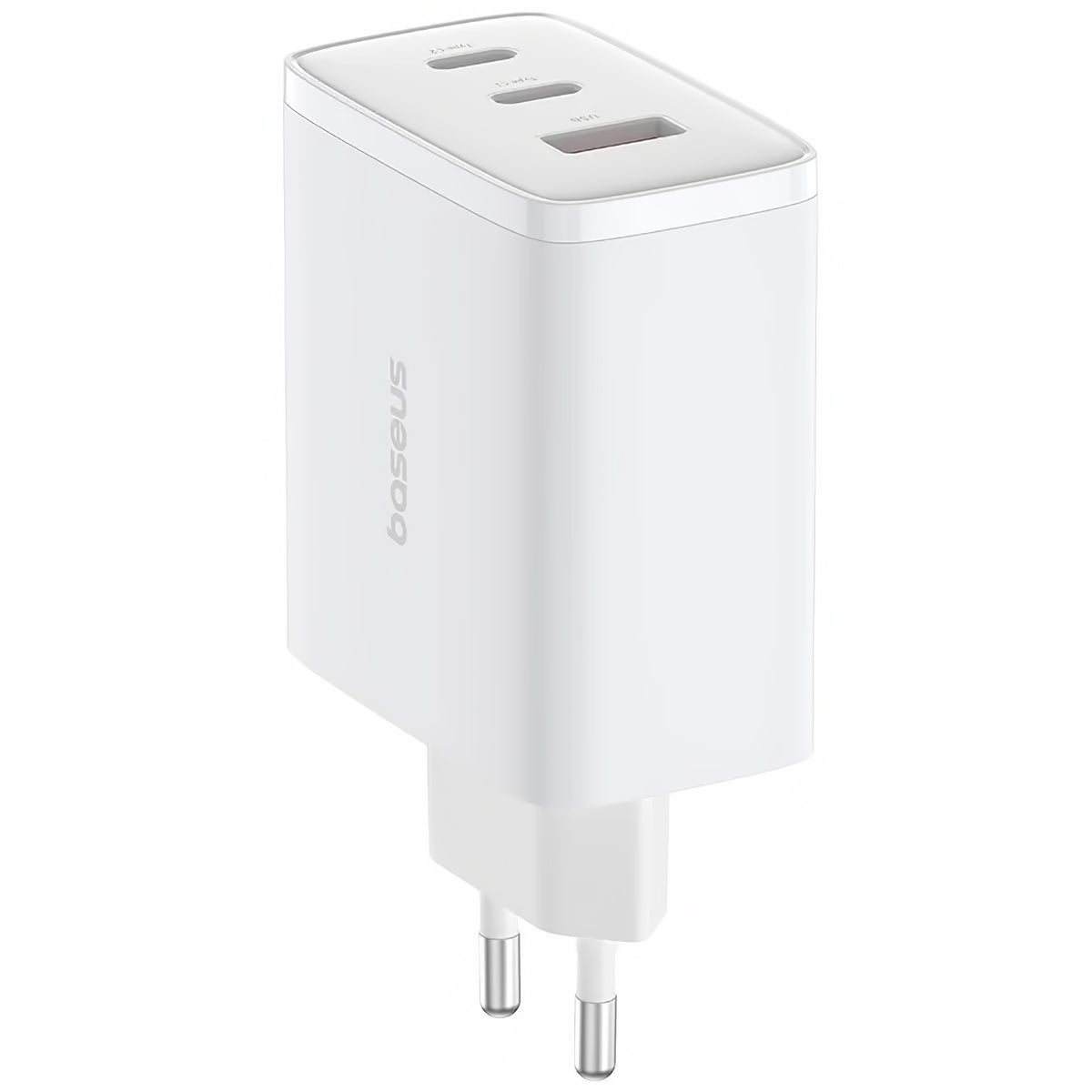 Caricabatterie Rete Baseus Cube Pro, 65W, 3.25A, 1 x USB-A - 2 x USB-C, Bianco P10152301213-00