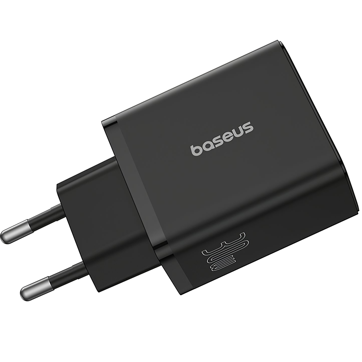Caricabatterie di rete Baseus Cube, 30W, 3A, 1 x USB-C - 2 x USB-A, nero P10111402113113-00