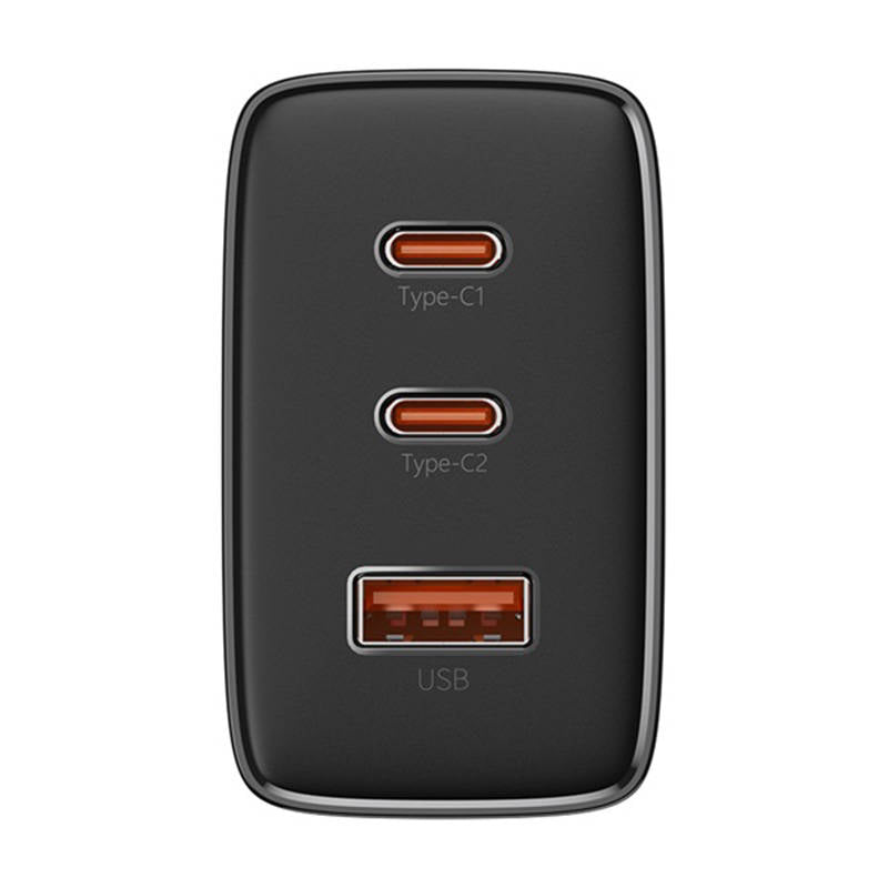 Caricabatterie Rete Baseus Cube Pro, 65W, 3.25A, 1 x USB-A - 2 x USB-C, Nero P10152301113-00