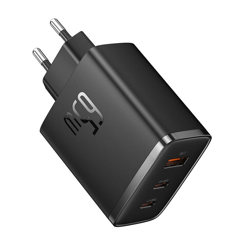 Caricabatterie Rete Baseus Cube Pro, 65W, 3.25A, 1 x USB-A - 2 x USB-C, Nero P10152301113-00