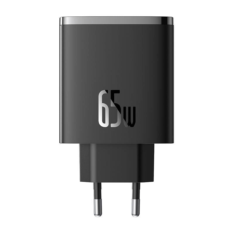 Caricabatterie Rete Baseus Cube Pro, 65W, 3.25A, 1 x USB-A - 2 x USB-C, Nero P10152301113-00