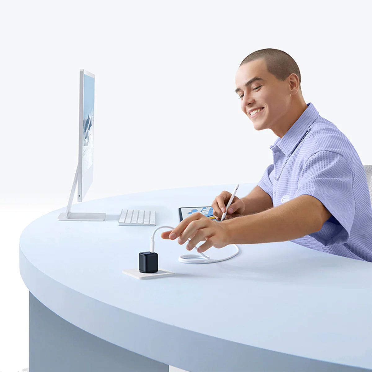 Caricabatterie da Rete Baseus PicoGo, 45W, 3A, 1 x USB-C, Nero P10176800123-00