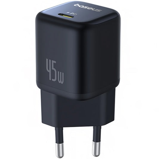 Caricabatterie da Rete Baseus PicoGo, 45W, 3A, 1 x USB-C, Nero P10176800123-00