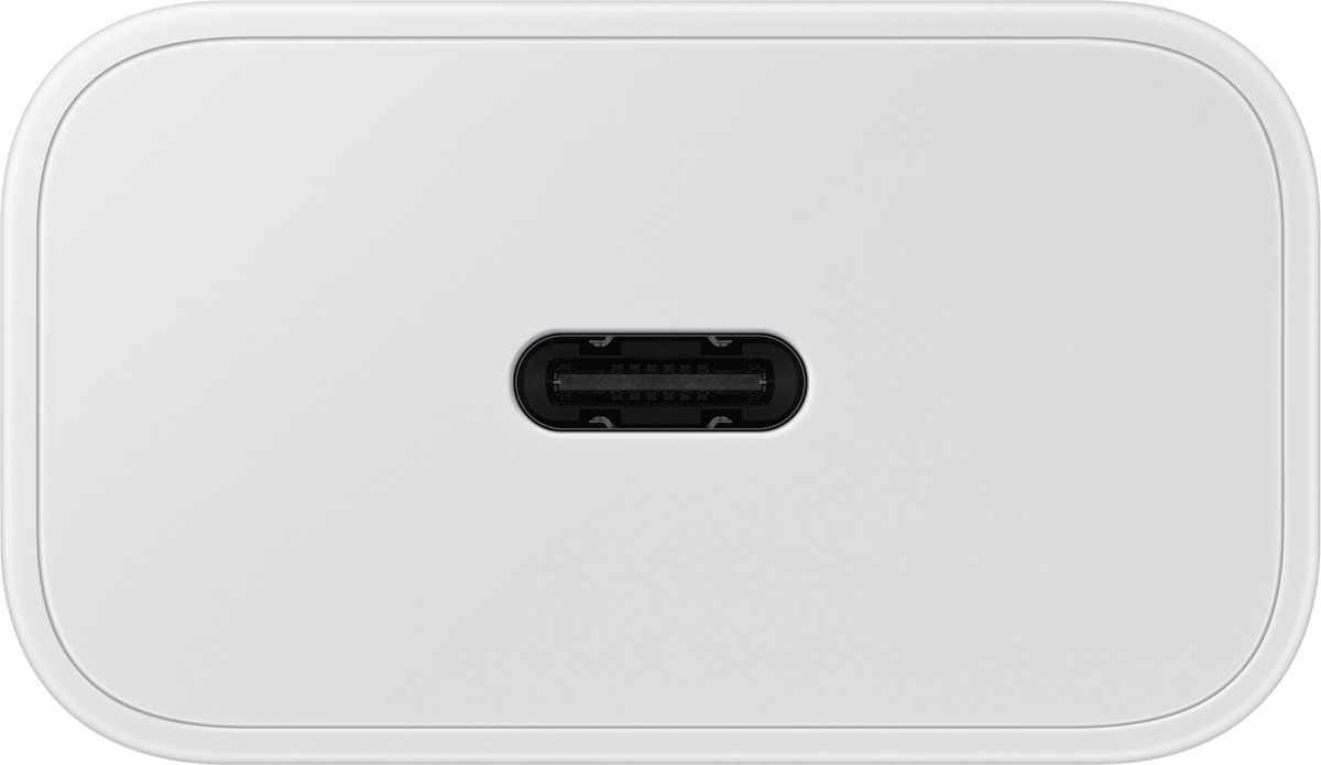 Caricabatterie di rete Samsung con cavo USB-C, 25W, 3A, 1 x USB-C, bianco EP-T2510XWEGEU