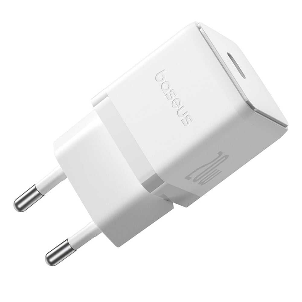 Caricabatterie da rete con cavo USB-C Baseus Palm, 20W, 3A, 1 x USB-C, Bianco P10111602213-01