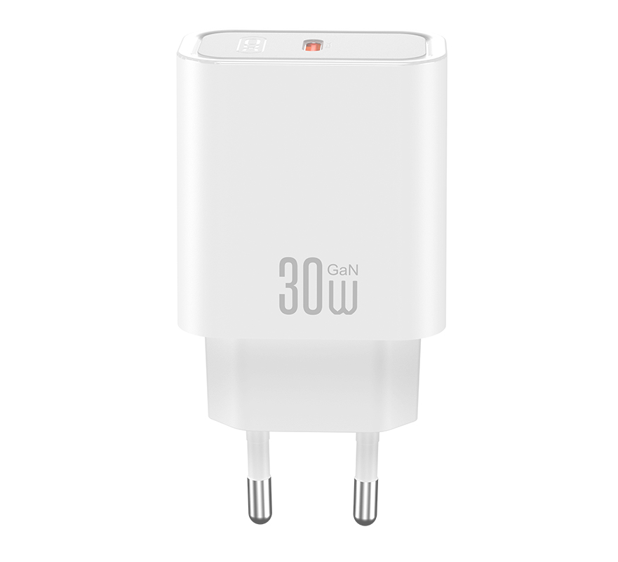 Caricatore da rete con cavo USB-C XO Design CE41, 30W, 3A, 1 x USB-C, Bianco