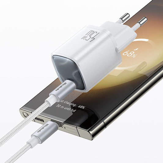 Caricatore da Rete con Cavo USB-C Mcdodo Nano CH-4432, 45W, 3A, 1 x USB-C, Bianco