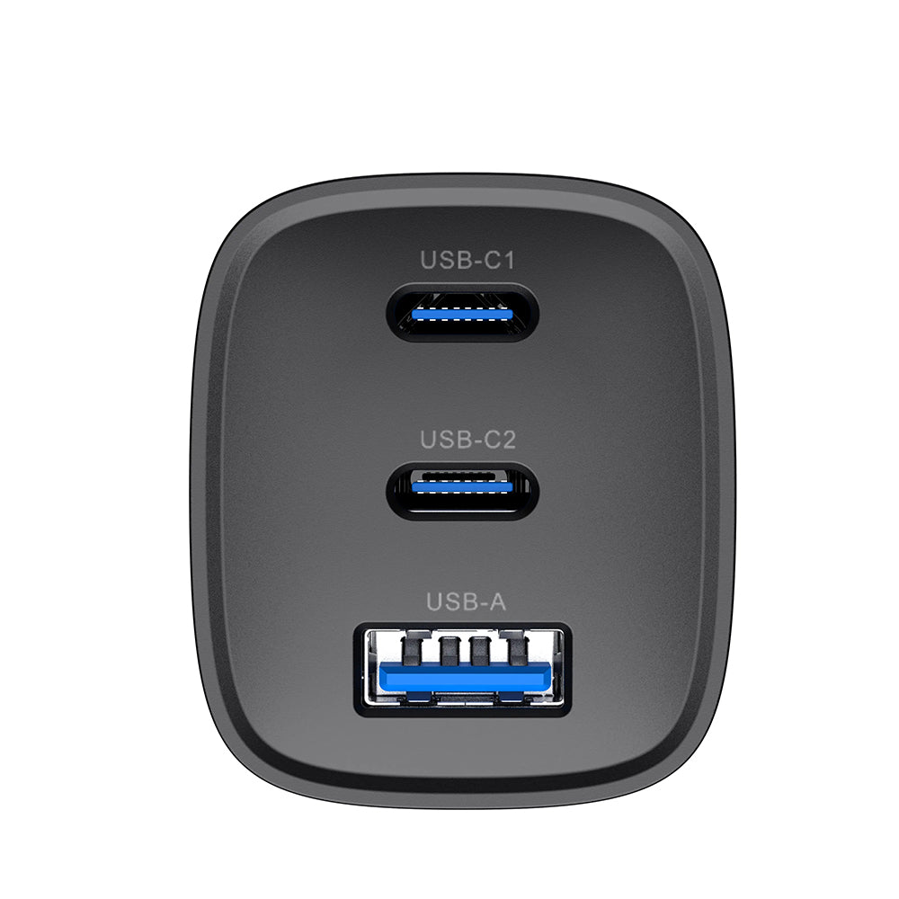 Caricabatterie Rete HAVIT UC20, 65W, 3A, 1 x USB-A - 2 x USB-C, Nero