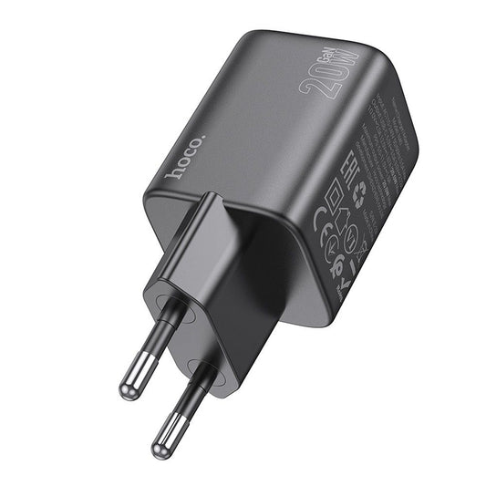 Caricabatterie da Rete HOCO N40, 20W, 3A, 1 x USB-C, Nero