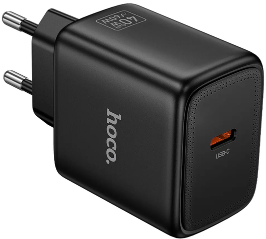 Caricatore da rete HOCO N83, 40W, 3A, 1 x USB-C, Nero
