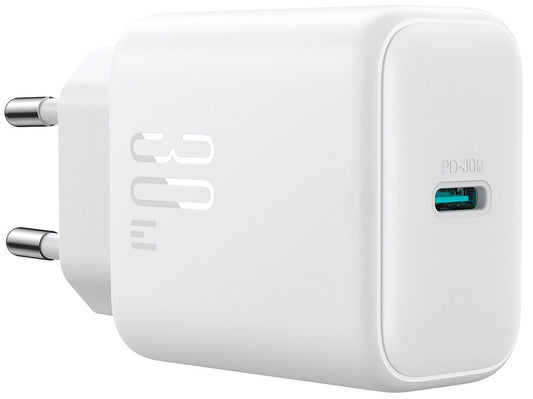 Caricabatterie Rete Joyroom JR-TCF24, 30W, 3A, 1 x USB-C, Bianco