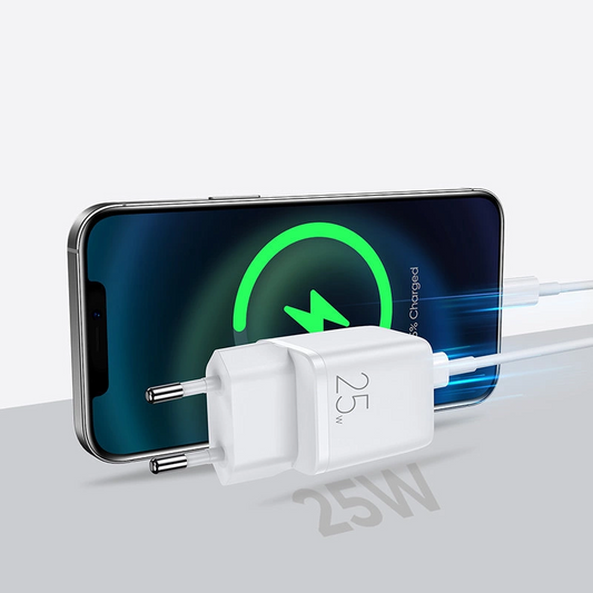 Caricabatterie Rete Joyroom L-P251, 25W, 3A, 1 x USB-C, Bianco
