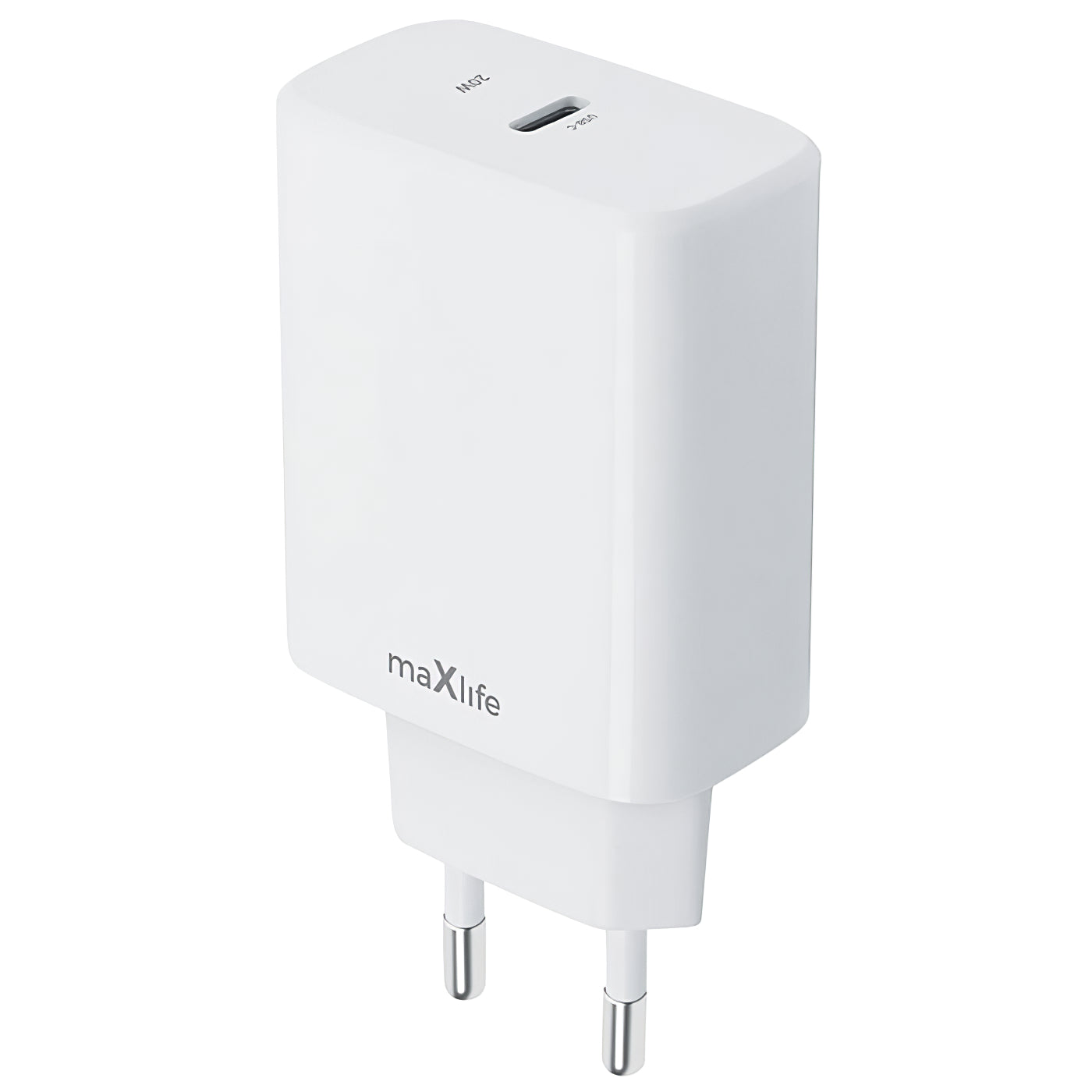 MaXlife MXTC-10-20C, 20W, 3A, 1 x USB-C, bianco