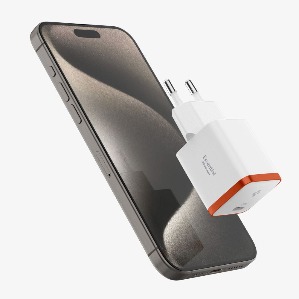Caricatore da rete Spigen EE301EU Arcstation Essential, 30W, 3A, 1 x USB-C, Bianco ACH08449