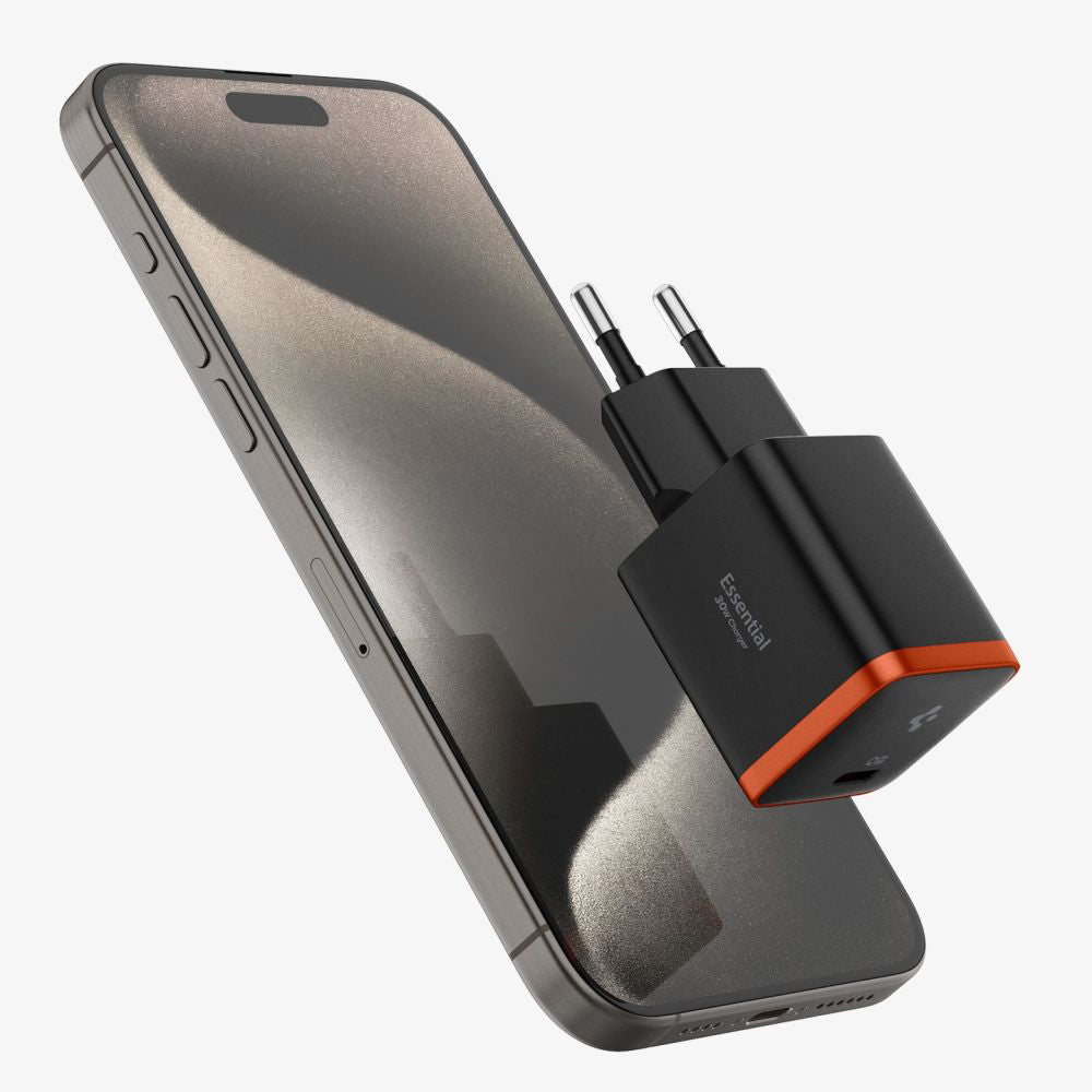 Caricatore da rete Spigen EE301EU Arcstation Essential, 30W, 3A, 1 x USB-C, Nero ACH08448