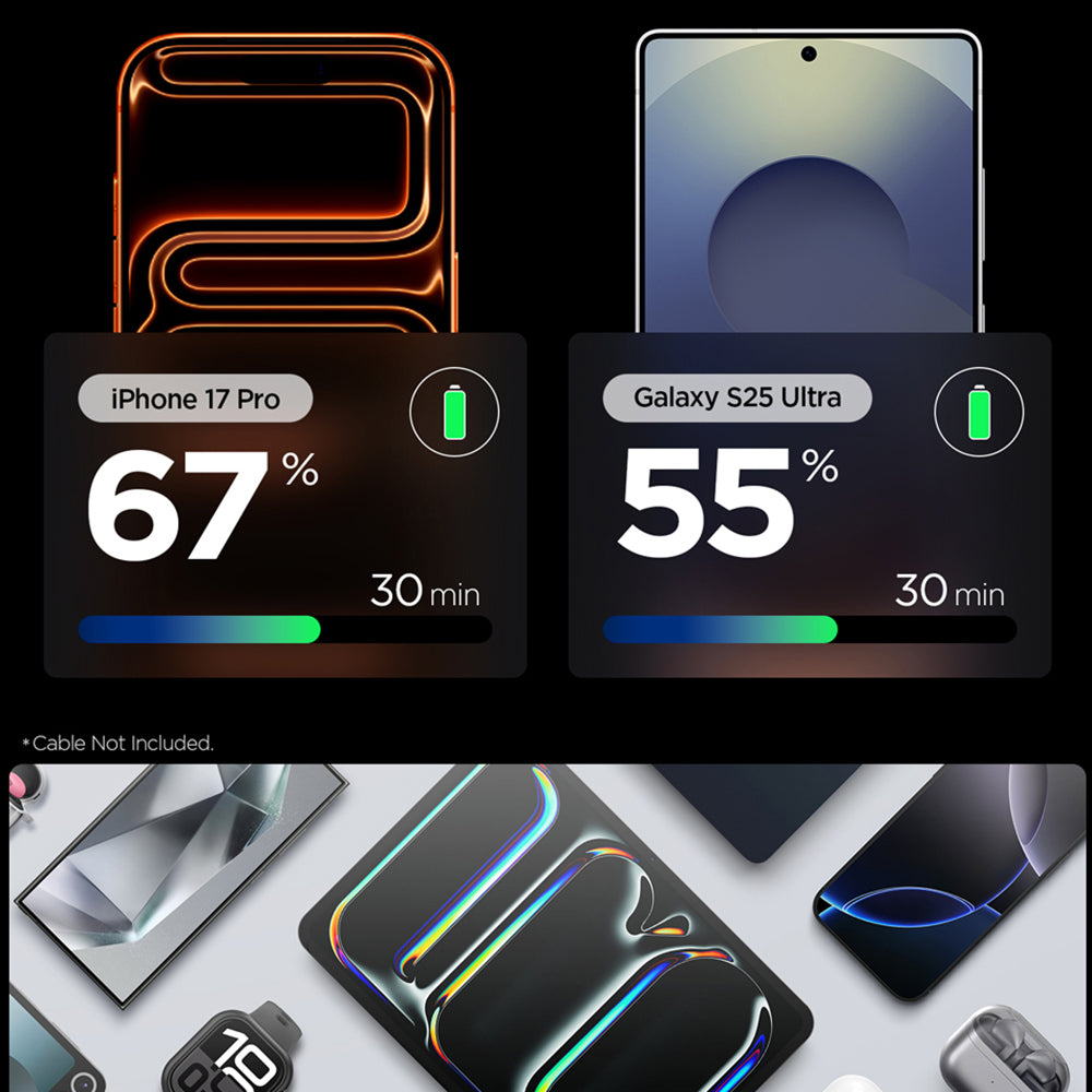Caricabatterie Retea Spigen EE301EU Essential, 30W, 3A, 1 x USB-C, Bianco ACH09492