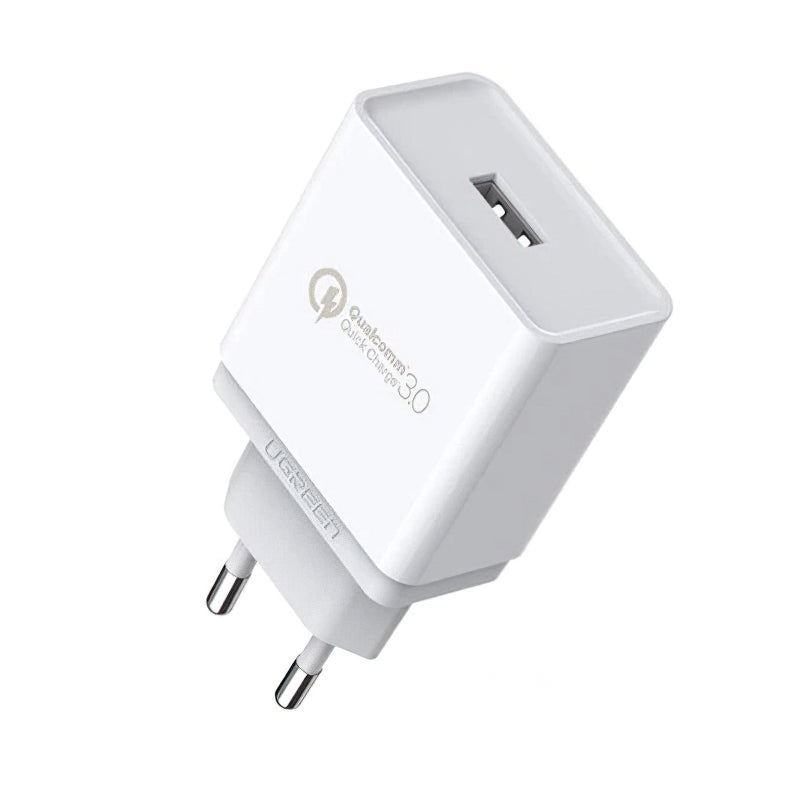 Caricabatterie Rete UGREEN CD122, 18W, 3A, 1 x USB-A, Bianco