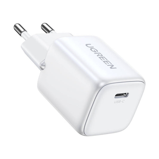 Caricabatterie di rete UGREEN CD318, 20W, 3A, 1 x USB-C, bianco