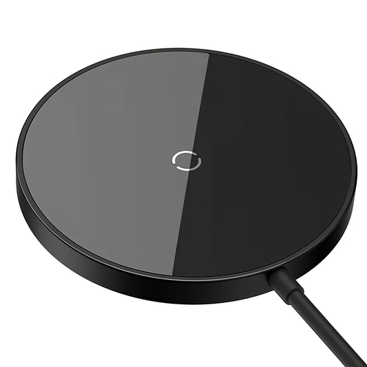 Caricatore di rete wireless Baseus Simple Simple Mini 3, 15W, 1,67A, nero CCJJ040001